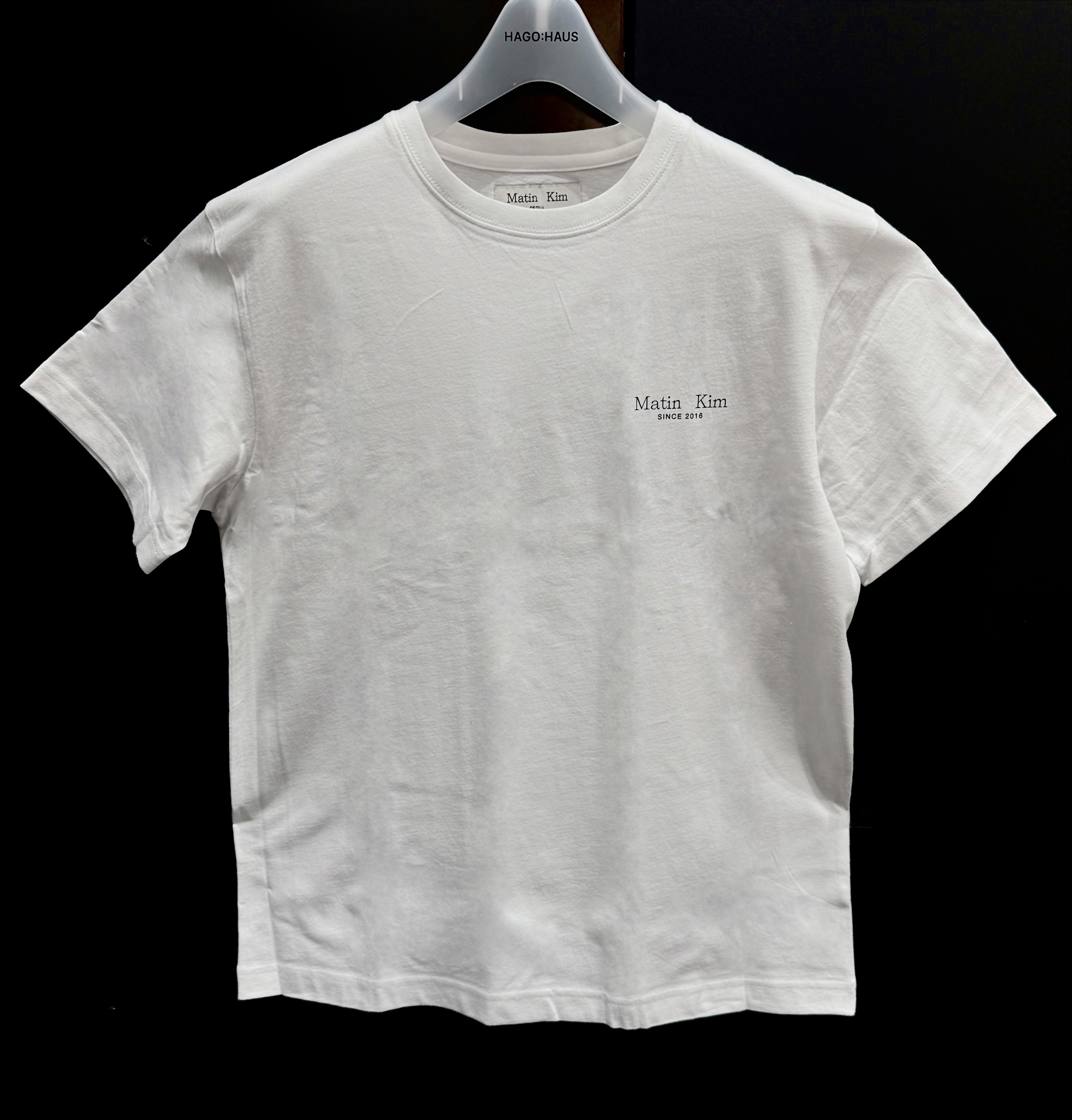 現貨  Matin Kim 經典 小Logo 黑白灰 T-Shirts 超值 短袖 上衣 三件 套組