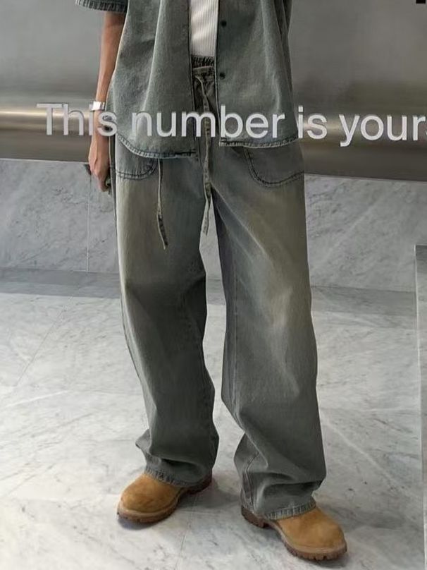 洗水鬆身牛仔褲 REMAIN-016P