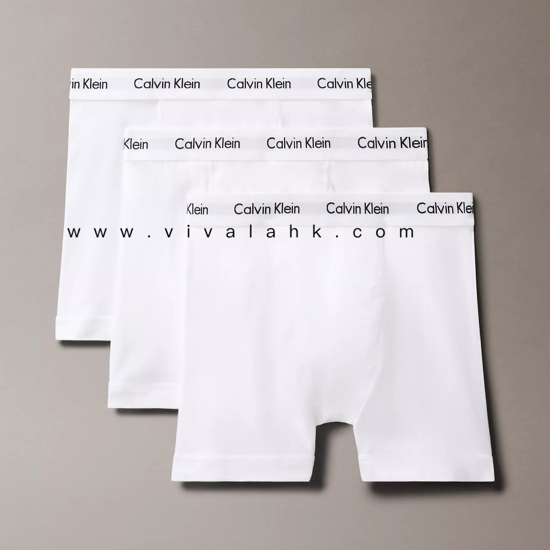 Calvin Klein - 彈性棉質 男裝平腳內褲 (3件裝)