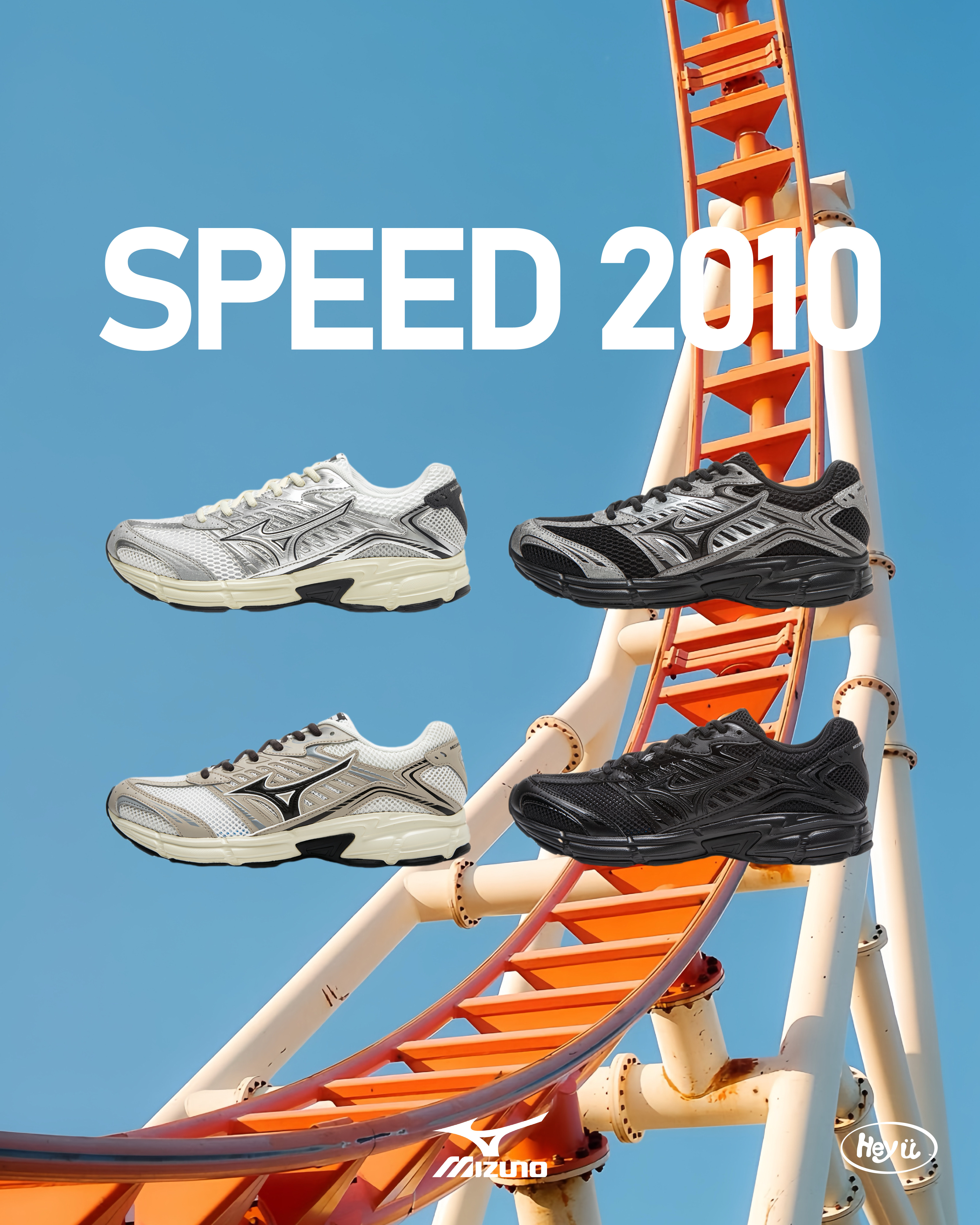 MIZUNO SPEED 2010（白/黑銀/百合白/黑）