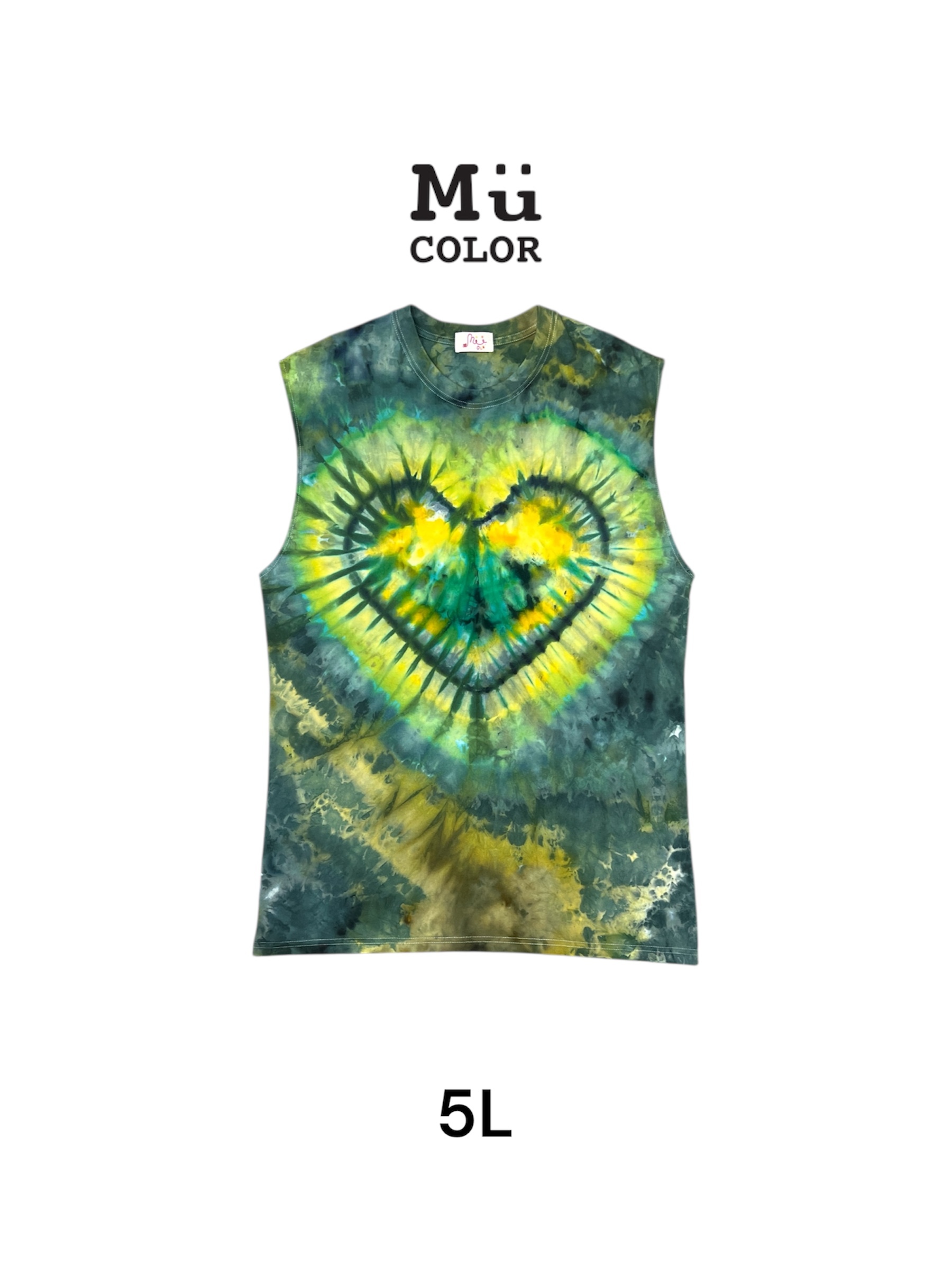 慕慕卡樂 / 手染無袖T恤 (5L)