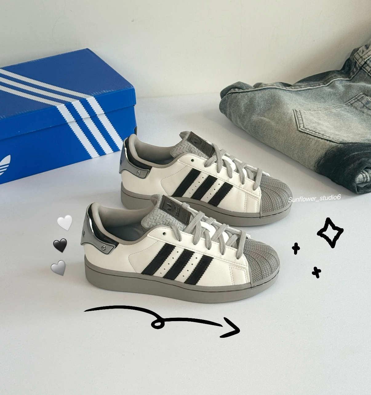 Adidas Originals Superstar 2.0 提拉米蘇 金屬 米白 白灰 皮革 復古 貝殼鞋 JQ6250/預購