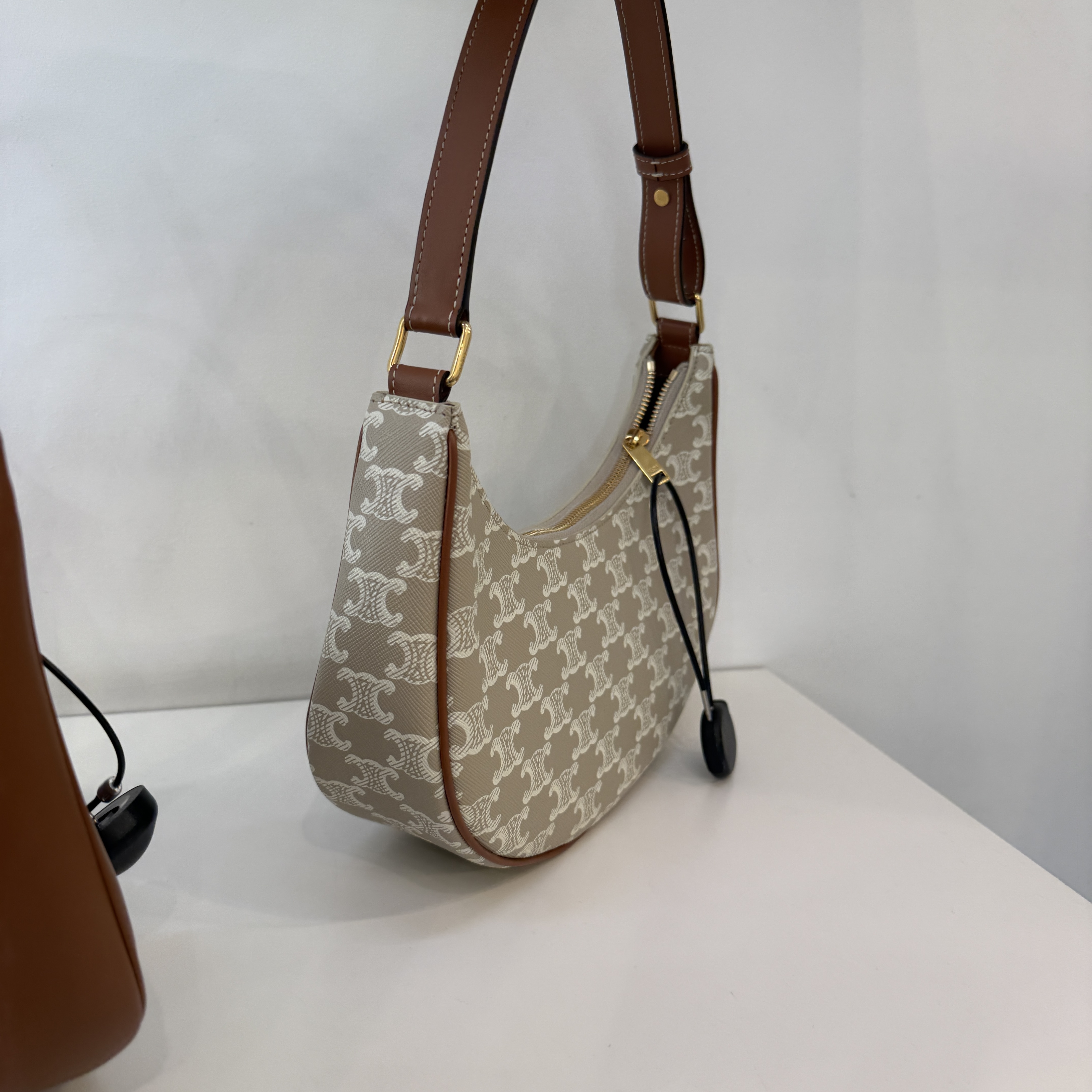 Celine bag Triomphe canvas Ava shoulder Bag