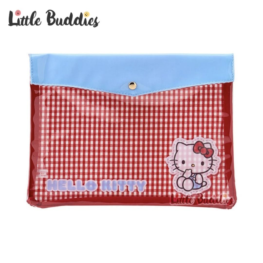日本 Sanrio 格仔設計文具系列 - 多用途文件袋