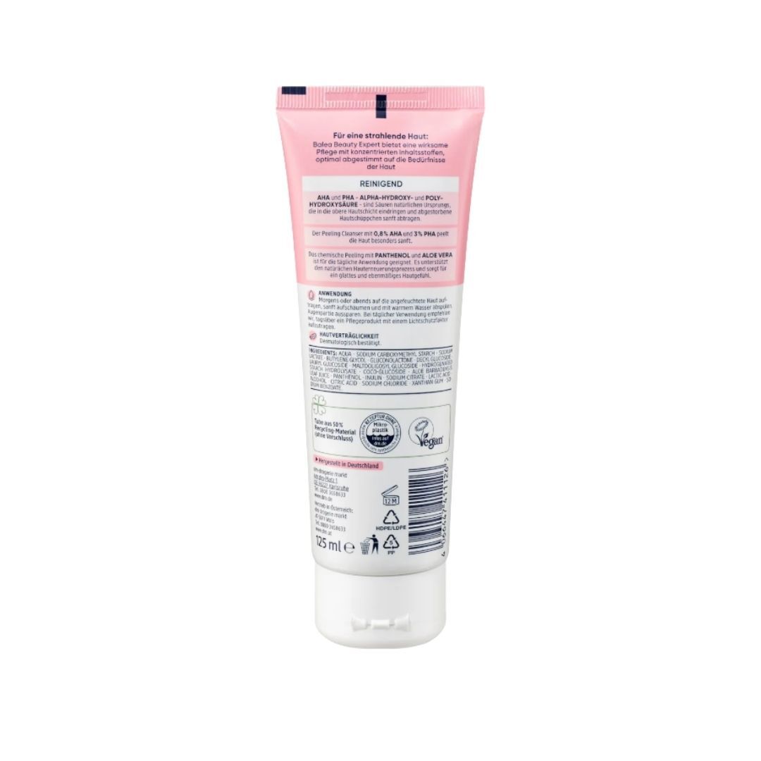 Balea Beauty Expert 0.8% AHA& 3% PHA去角質潔面乳 125ml