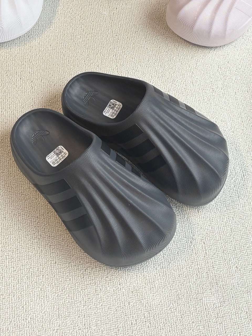 ADIDAS ADIFOM SUPERSTAR MULE 灰黑 深灰 貝殼鞋 胖胖鞋 拖鞋 穆勒鞋 懶人鞋 男女鞋 JP5387 / 預購