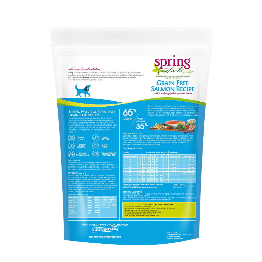 曙光Spring｜全齡犬無穀滋養-鮭魚4LB