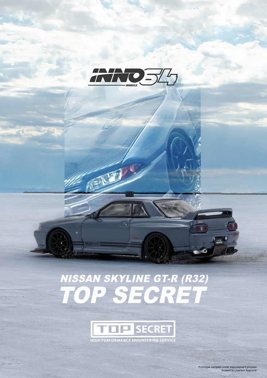 【預訂】INNO64 Top Secret R32 GT-R Stealth Grey