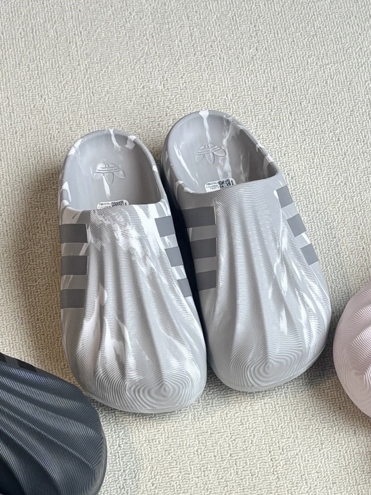 ADIDAS ADIFOM SUPERSTAR MULE 暈染灰 灰白 渲染 貝殼鞋 胖胖鞋 拖鞋 穆勒鞋 懶人鞋 男女鞋 JI3154 / 預購