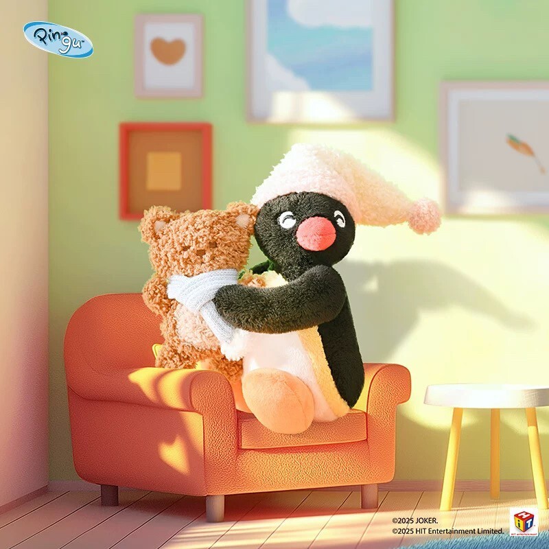 PINGU 企鵝家族 宅在家系列 吊飾