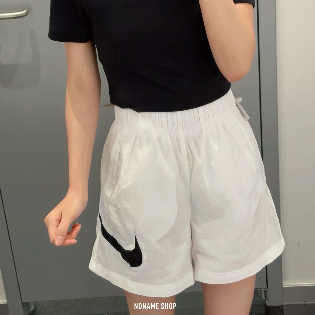 NIKE SPORTSWEAR ESSENTIAL 高腰 梭織 大勾 短褲 兩色 (女款)