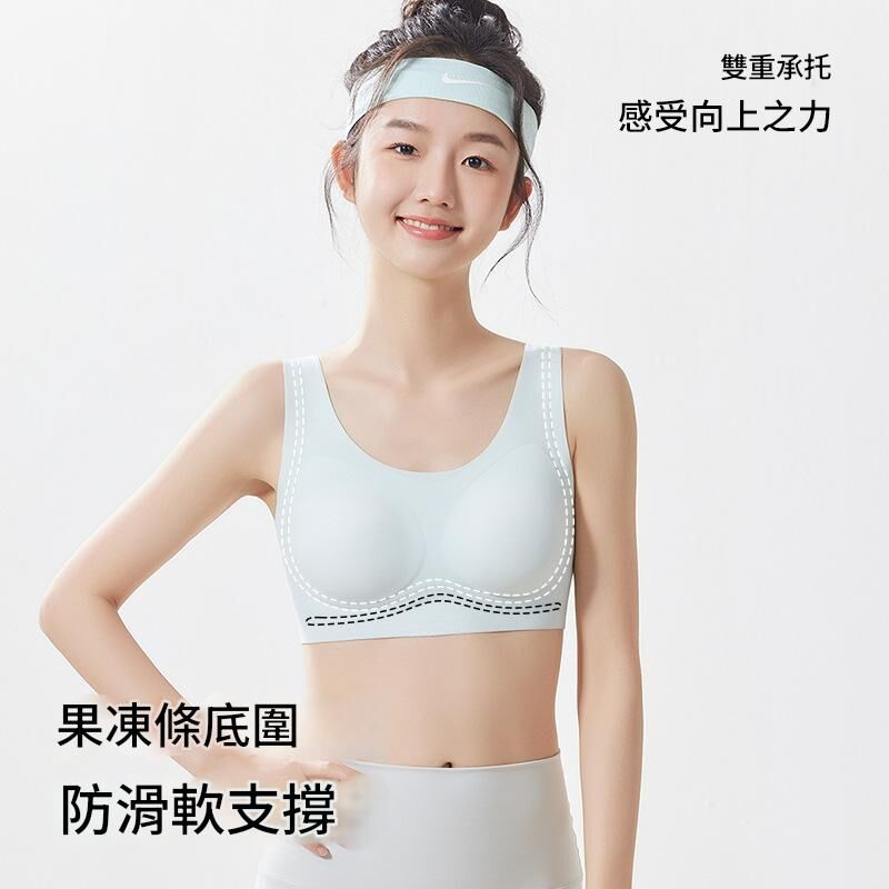 三階段 夏季薄款果凍支撐膠條無鋼圈內衣