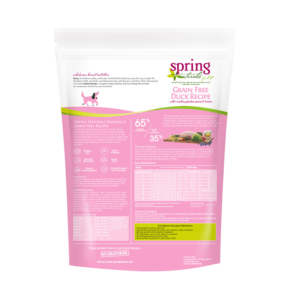 曙光Spring｜全齡犬無穀滋養-鴨肉4LB