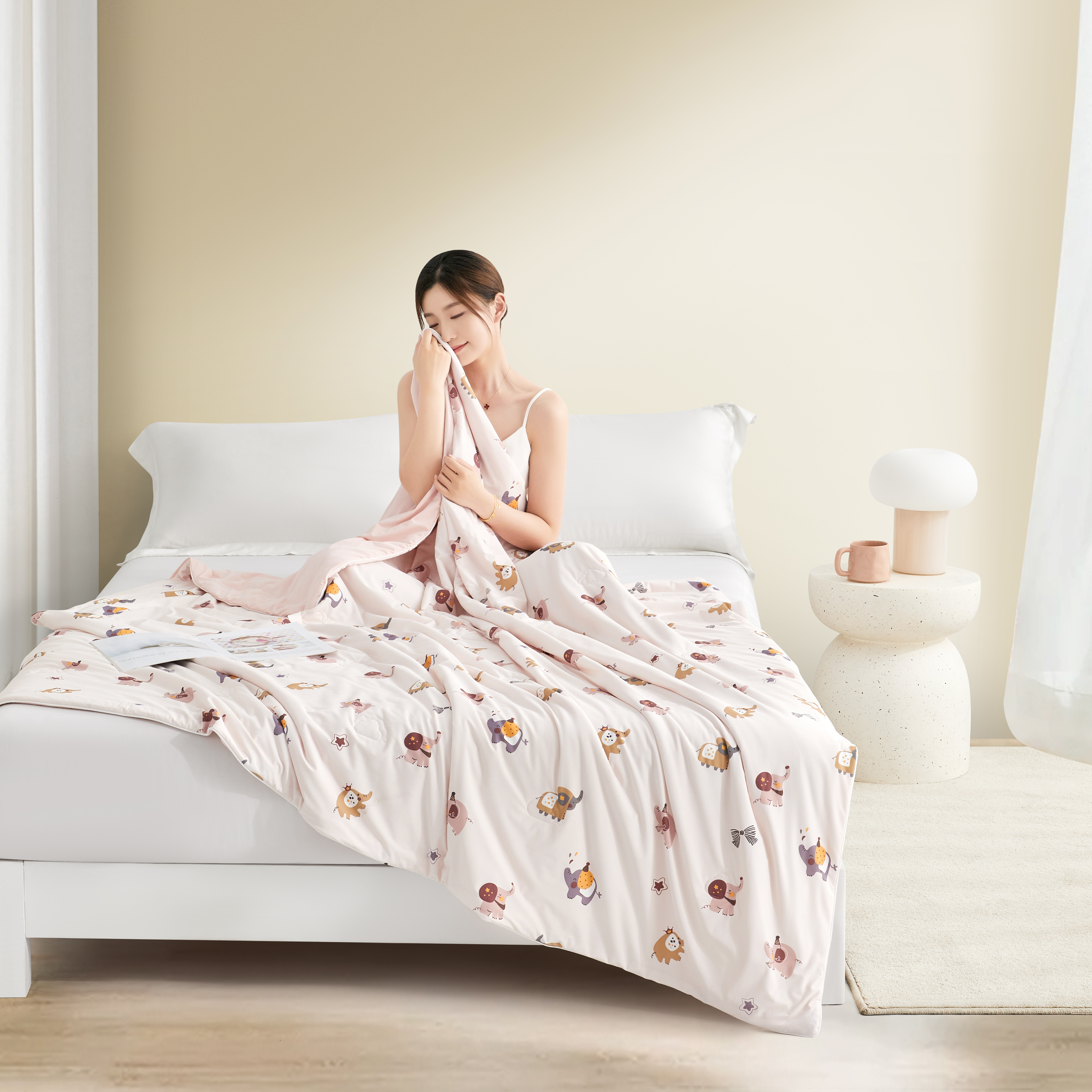 【換季出清】升級版-天冰被|可愛大象