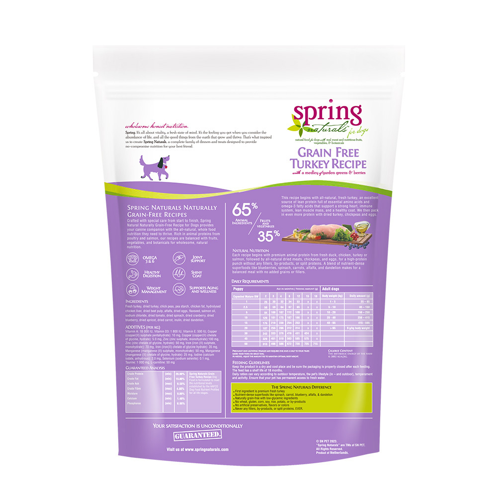 曙光Spring｜全齡犬無穀滋養-火雞肉4LB