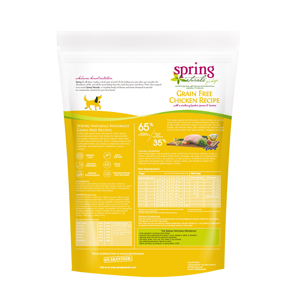 曙光Spring｜全齡犬無穀滋養-雞肉4LB