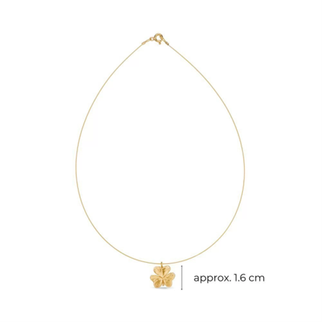 1TA0524-124 THALLO Fortuna Trefoil Pendant Gold #s685a (A-SK-E)