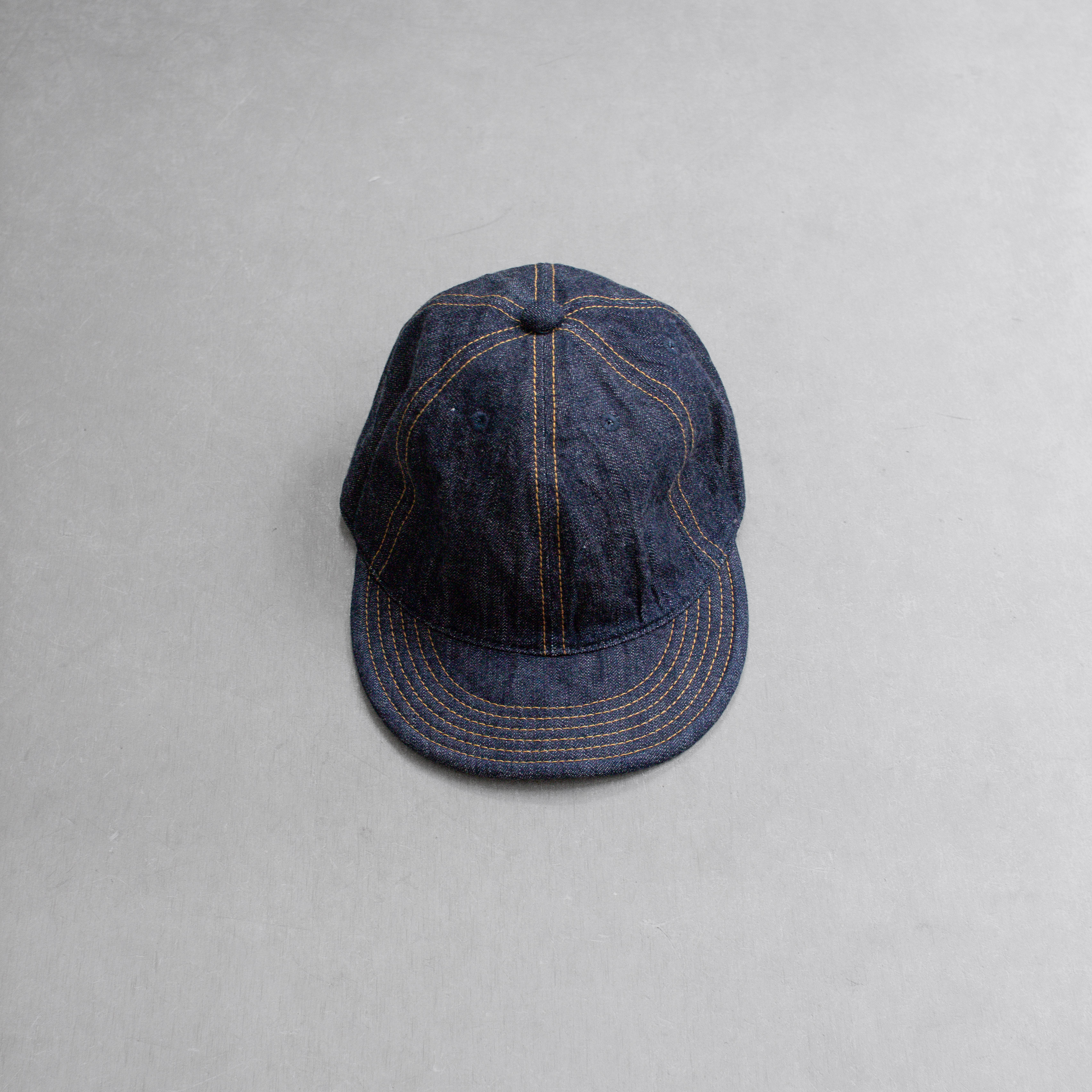 HIGHER HT25005C 10oz SELVEDGE DENIM CAP 日本製 原色 丹寧 棒球帽