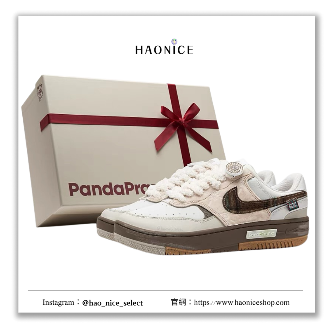 【HAO NICE 】熊貓惡作劇系列 ❗️配合FAKEBUSTERS驗鞋 ❗️Nike Gamma Force 冬夢奇緣系列 暖冬夢訂製 低筒聖誕節禮物板鞋❤️