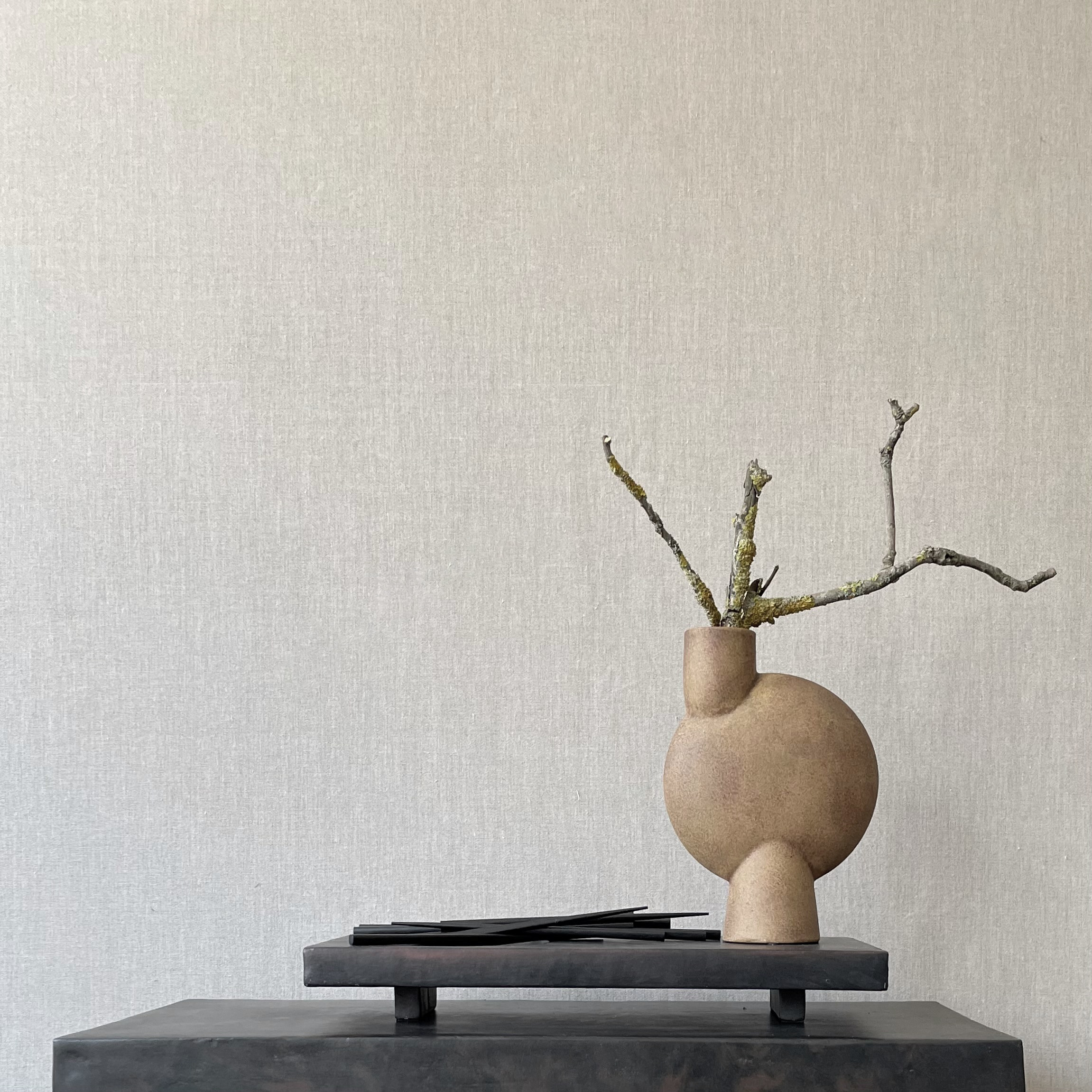 101CPH 泡泡花瓶/中型 土黃色