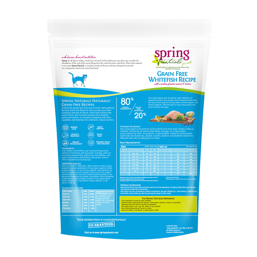 曙光Spring｜全齡貓無穀滋養-白鮭魚3LB