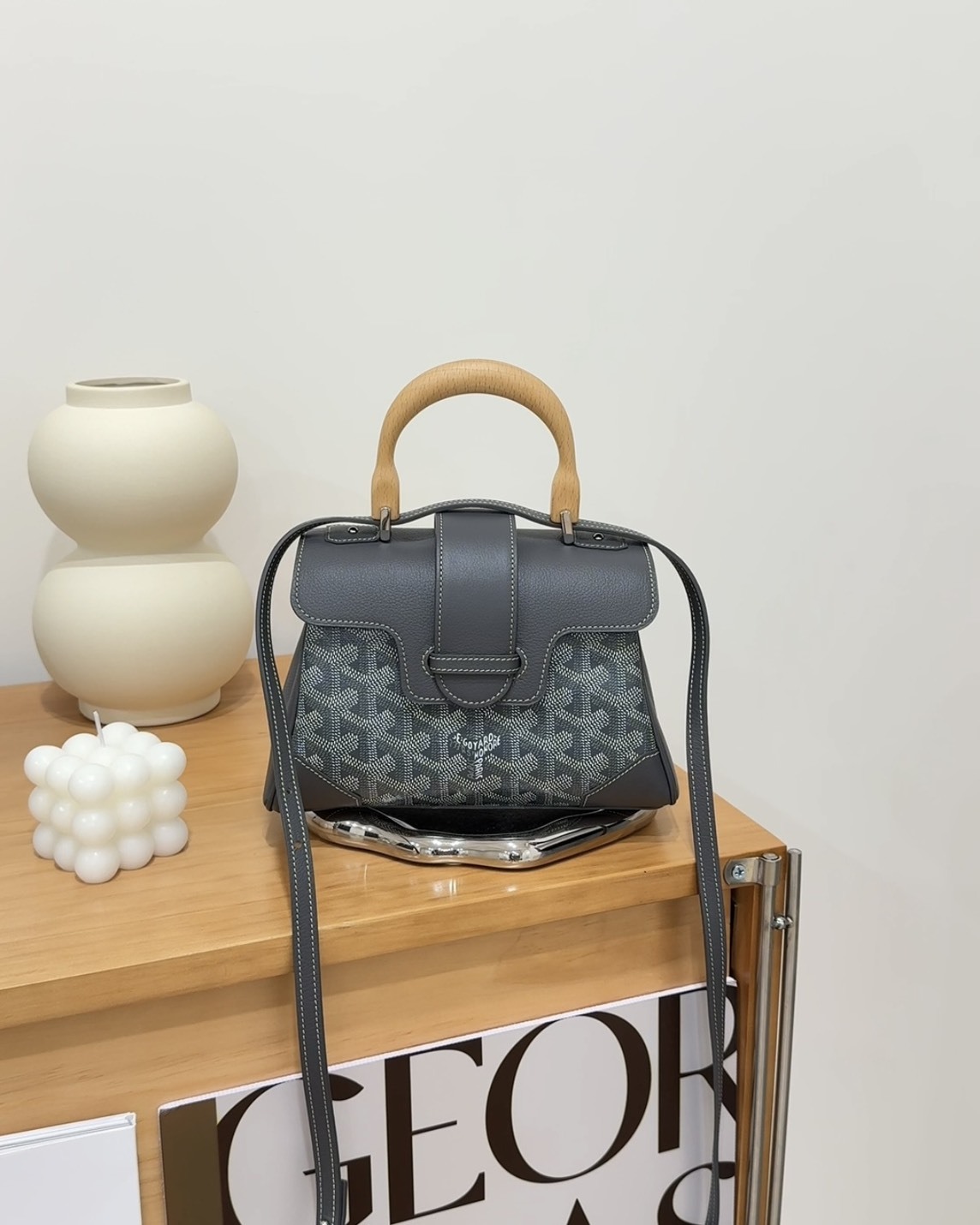 GOYARD｜SAIGON 迷你西貢包 灰色