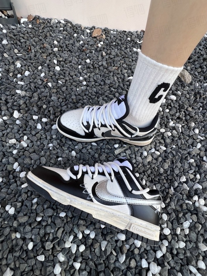 【訂製鞋款】Nike Dunk 806星球 銀墨 板鞋 男女同款 黑 DD1391100(Team379-銀墨)