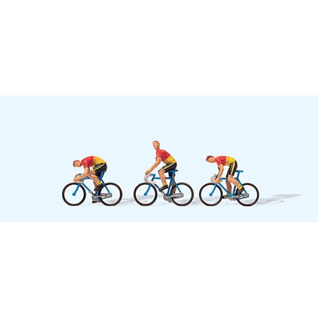 Preiser 25003 HO規 自行車隊1