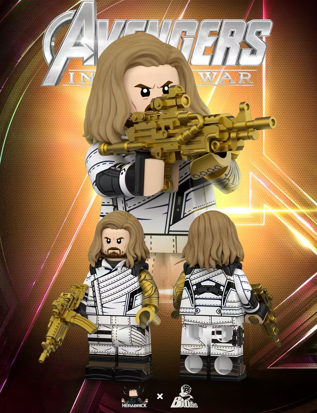 [Boss][Preorder]  The Avengers 3 - Winter Soldier ［PADprinted]