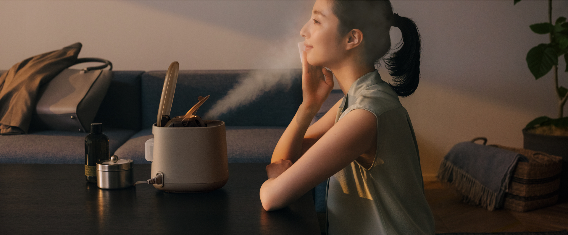 Panasonic Beauty -納米離子蒸臉機 香薰石型 EH-SA70