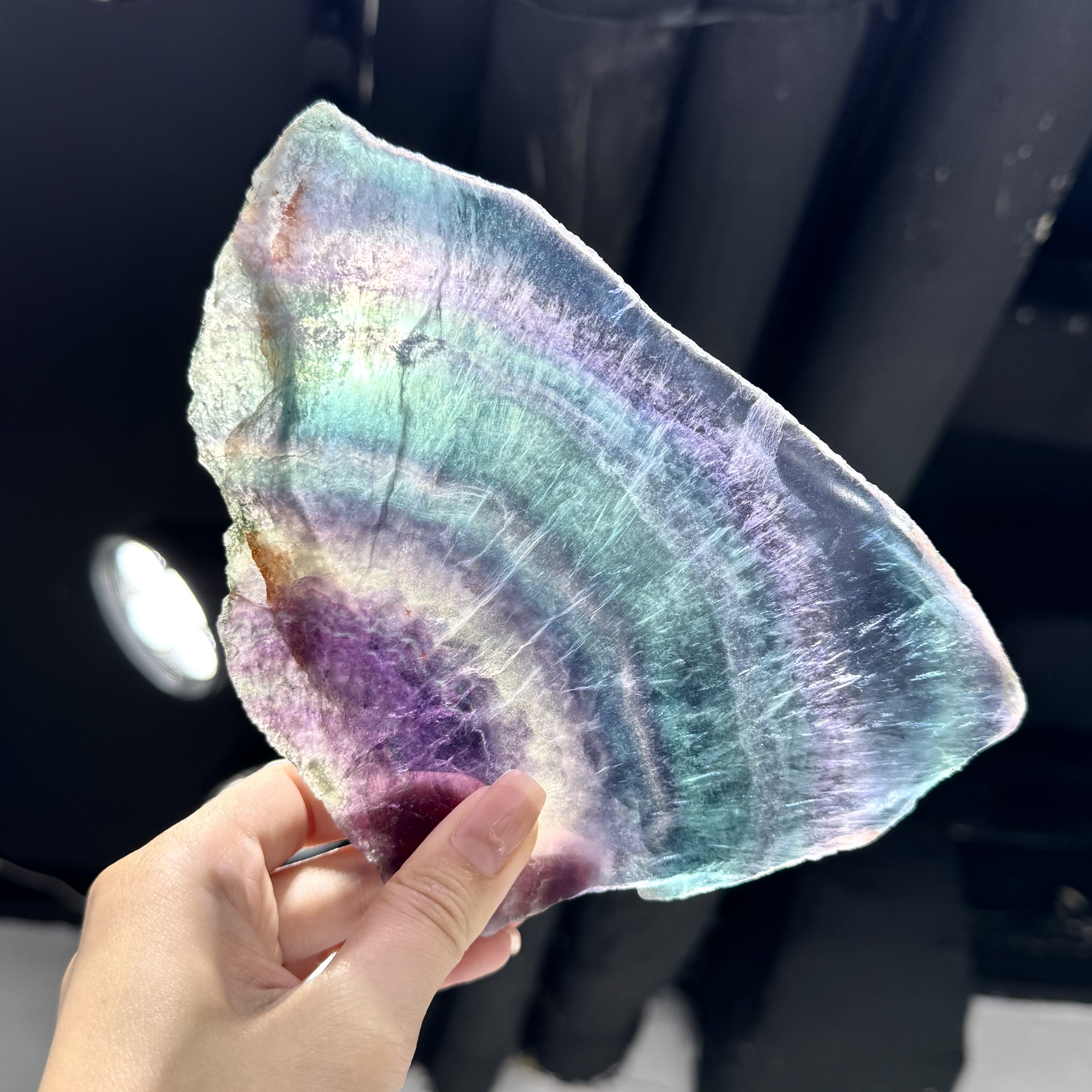 【創意思考】千層馬卡龍螢石 (編號0734)