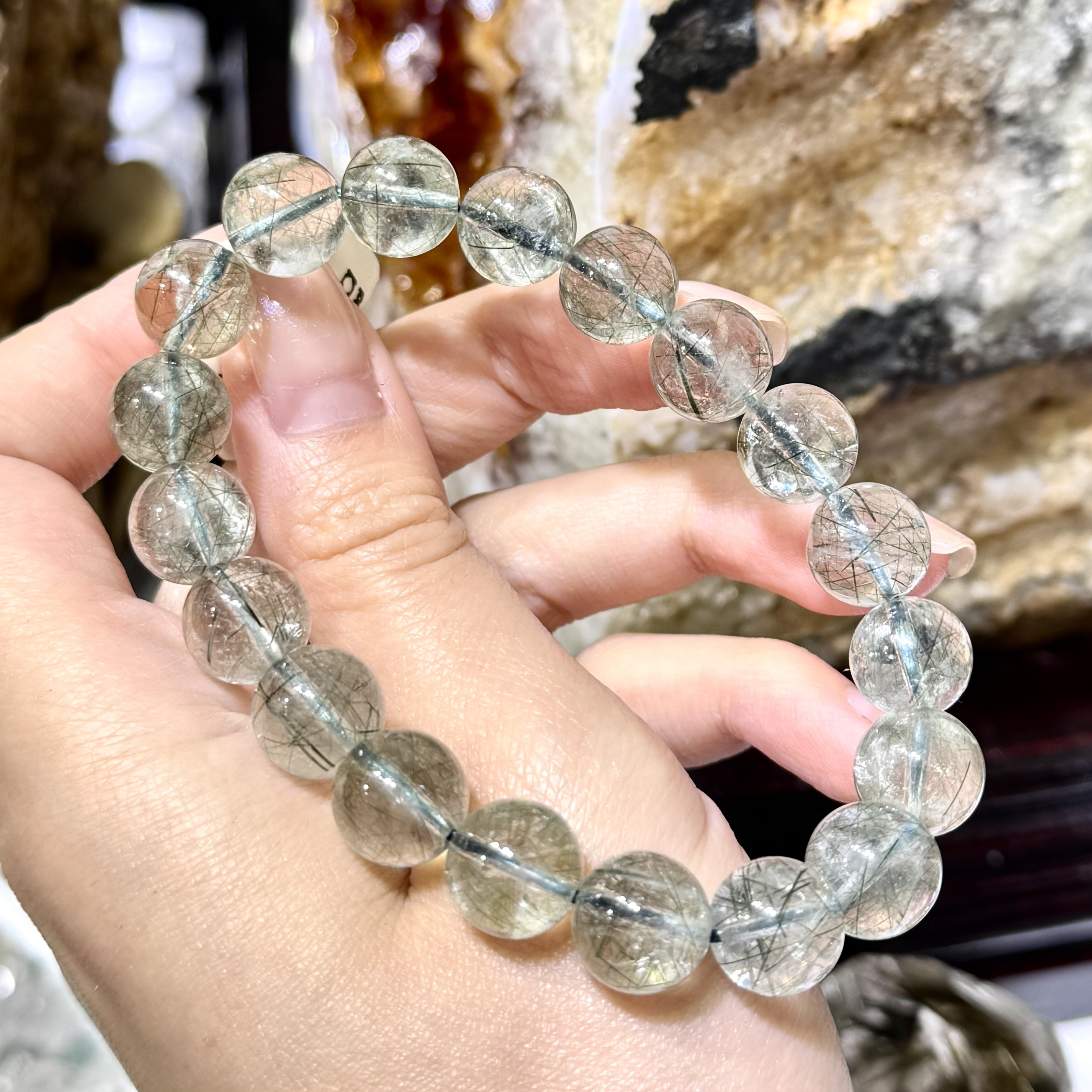 【提昇事業】綠髮晶 10mm (編號0747)