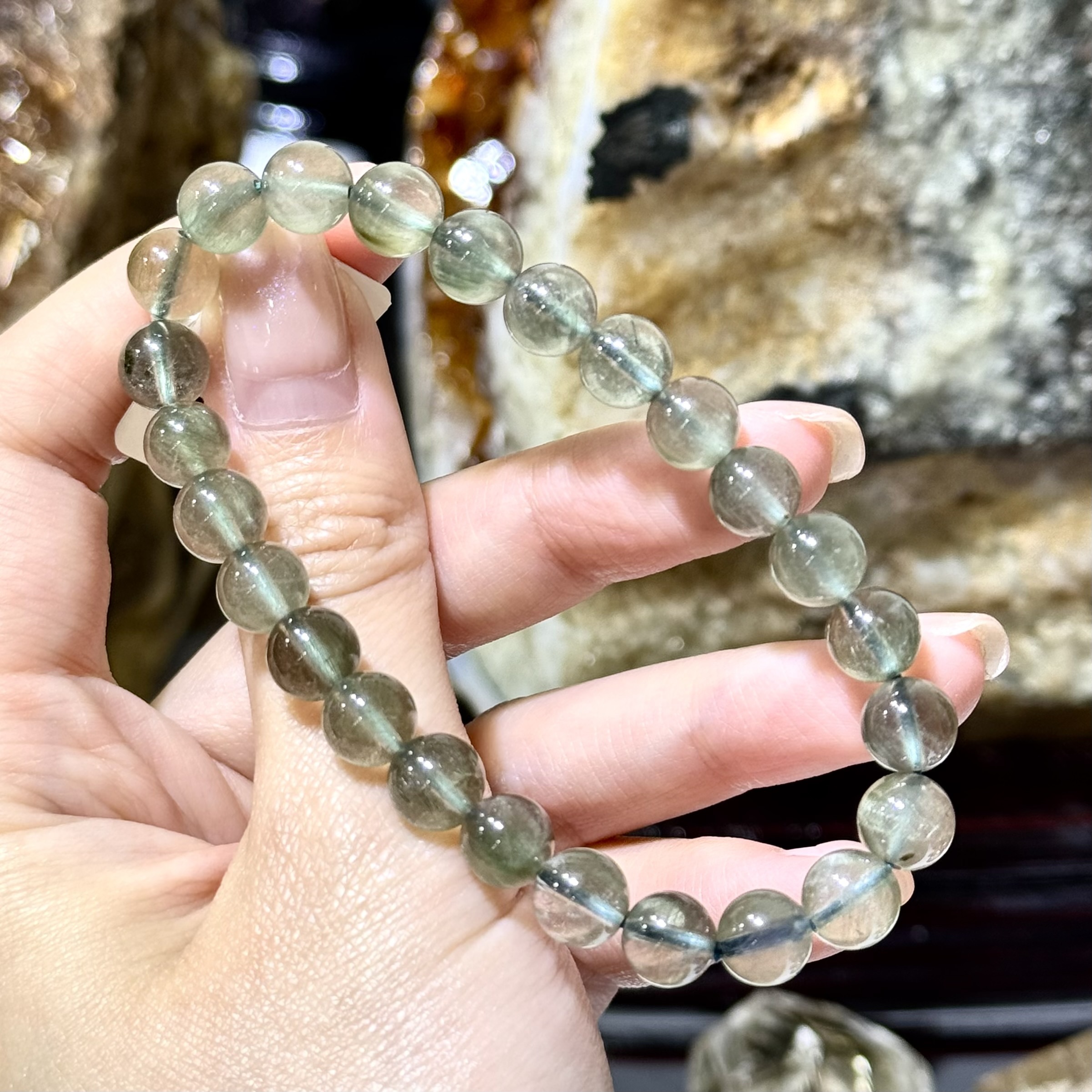 【提昇事業】綠髮晶 7mm (編號0744)