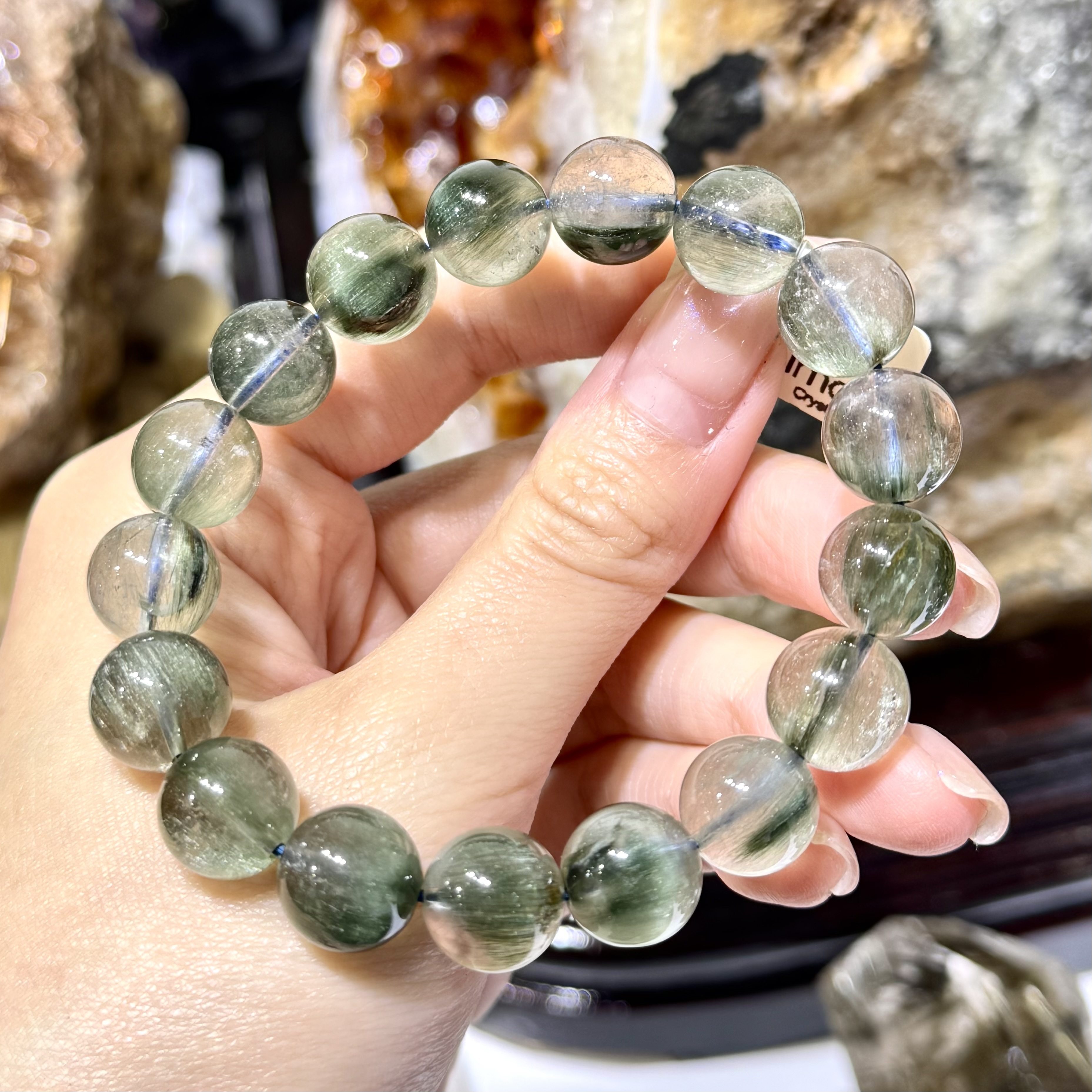 【提昇事業】綠髮晶 11mm (編號0750)