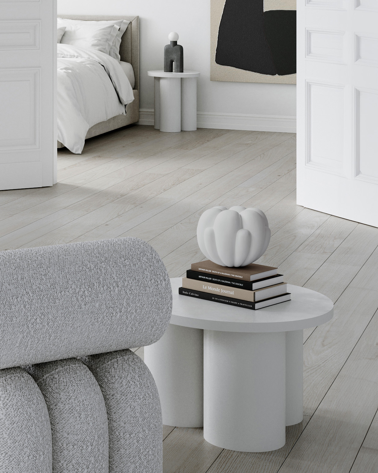 101CPH 綻放花瓶/迷你 骨白色