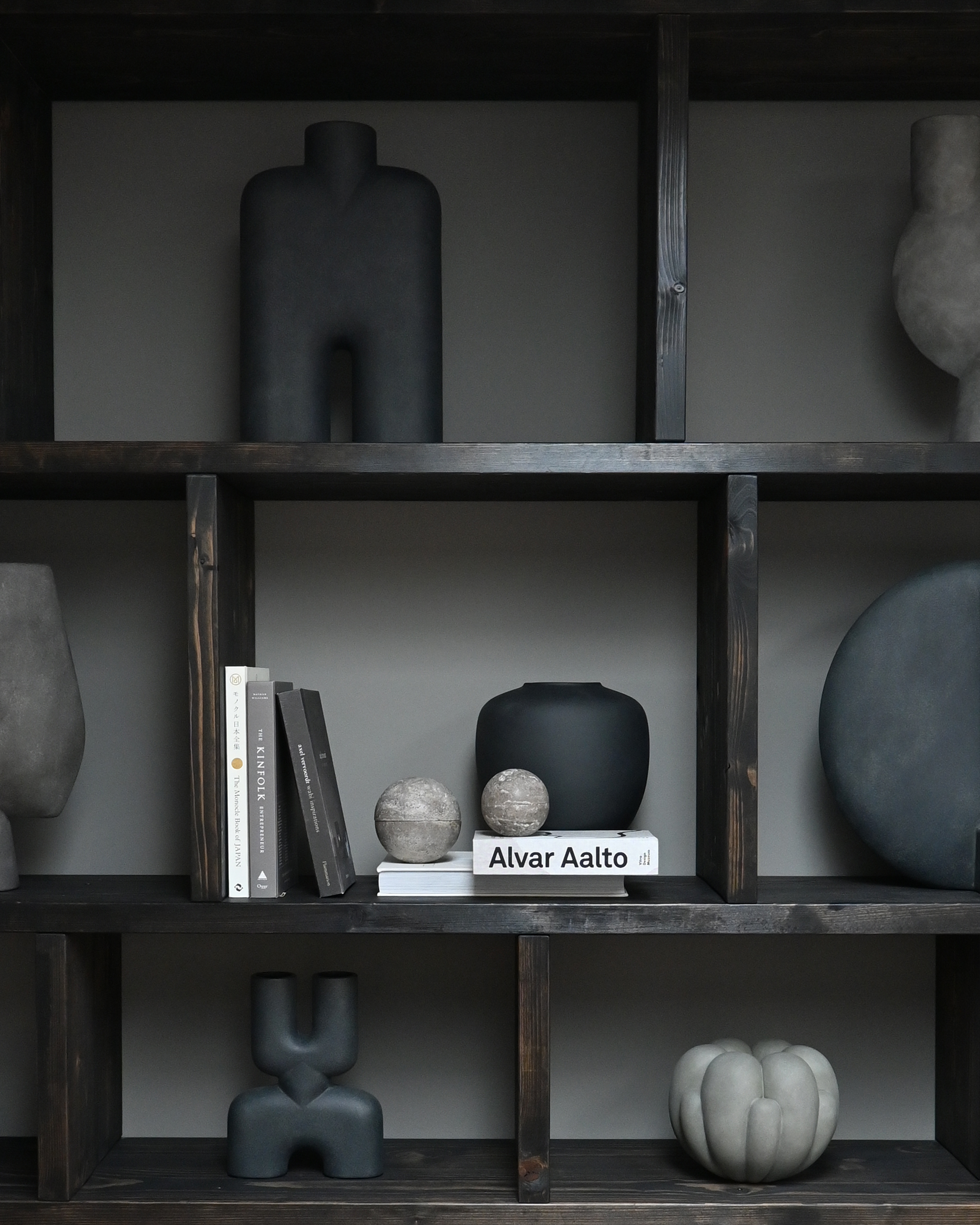 101CPH 綻放花瓶/迷你 深灰色