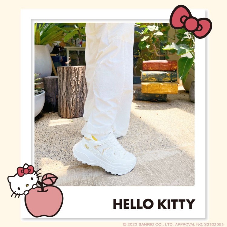 25080-KT Sanrio Hello Kitty Recommended Versatile Casual Dad Shoes #TW-AS25-924005