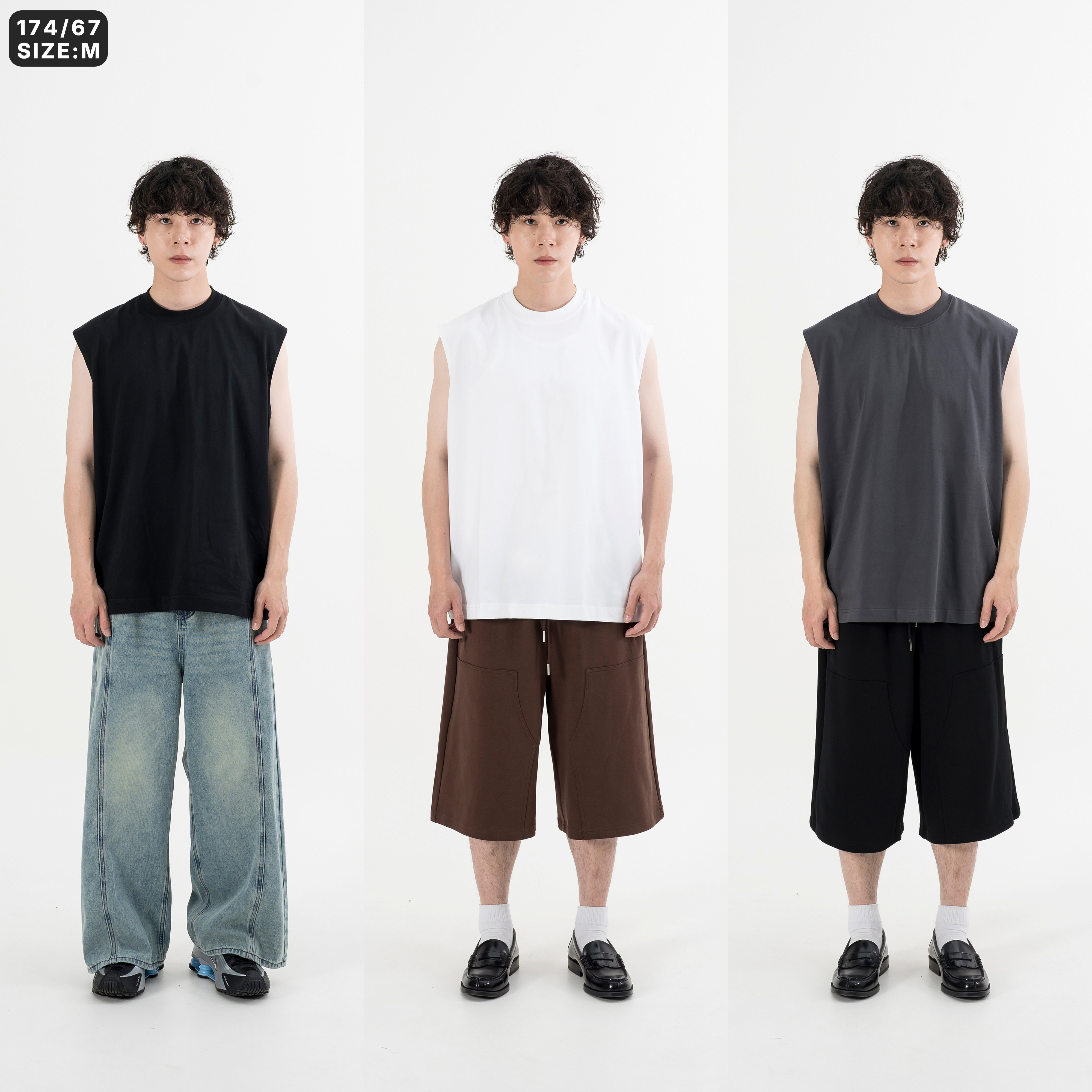 Coolmax Function Wide Cut Tank 涼感 寬肩背心 [PTR-116]