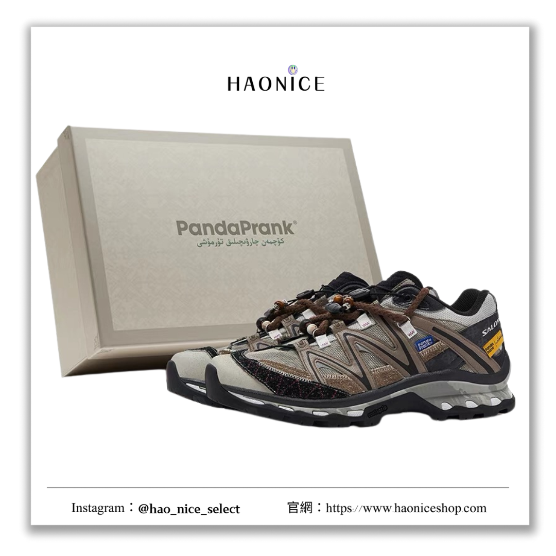 【HAO NICE 】熊貓惡作劇系列 ❗️配合FAKEBUSTERS驗鞋 ❗️SALOMON薩洛蒙 XT-Quest 山影漫步系列 天岩訂製 低筒戶外功能鞋🔥