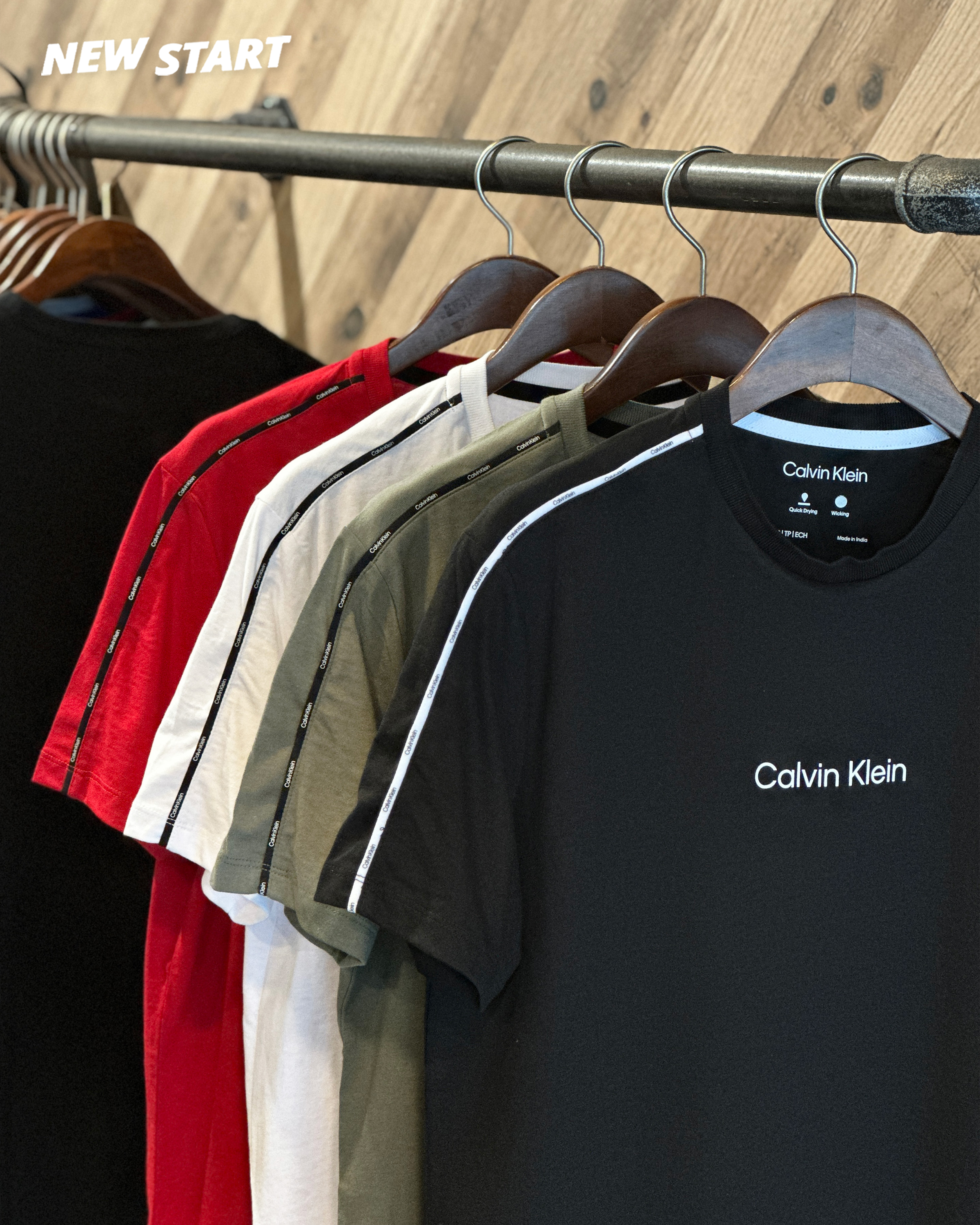 Calvin Klein CK 手臂串標 膠印字母 短袖上衣 短袖 短T