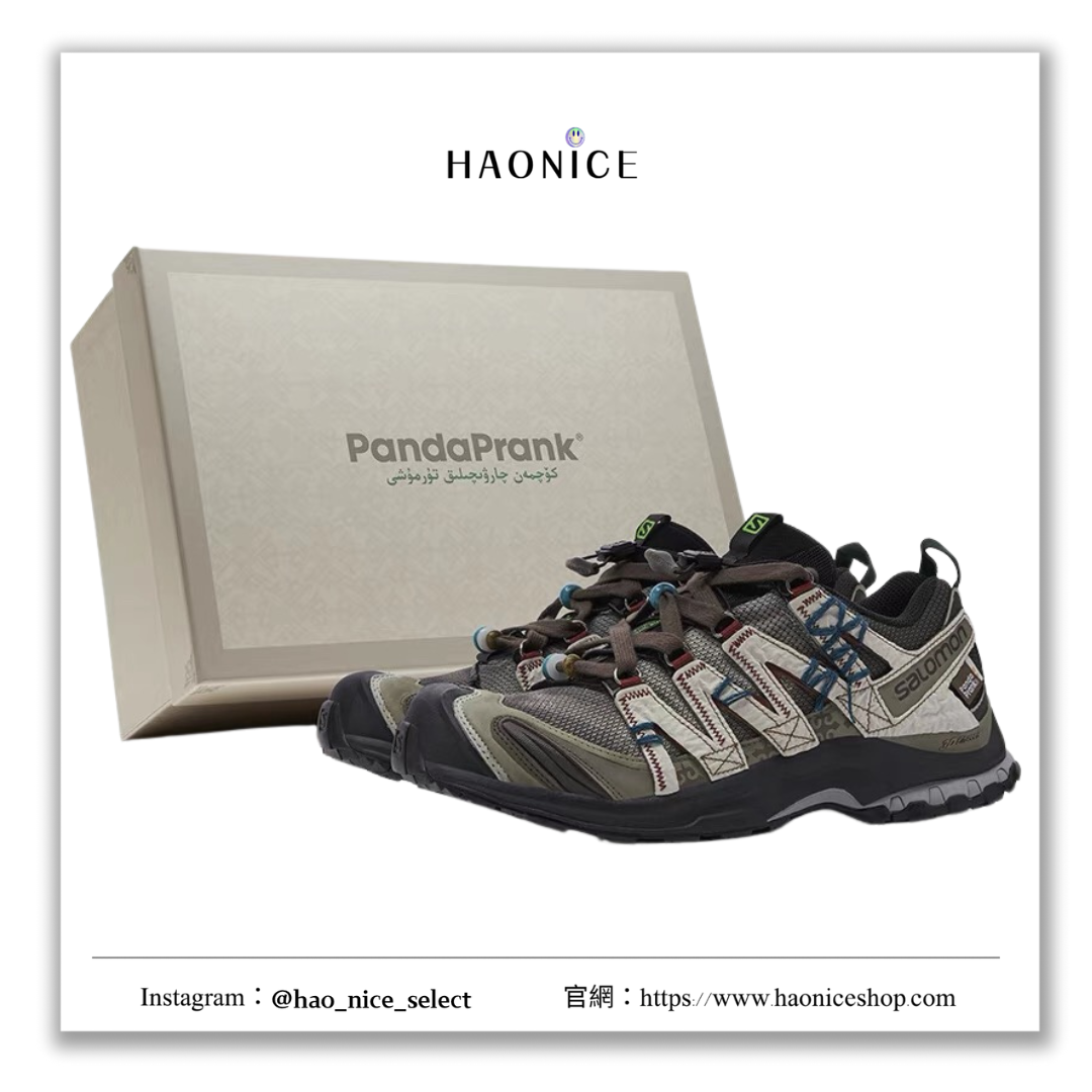【HAO NICE 】熊貓惡作劇系列 ❗️配合FAKEBUSTERS驗鞋 ❗️SALOMON薩洛蒙 XA Pro 3D 山影漫步系列 山谷之歌訂製 戶外功能鞋🔥