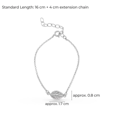 1TA0524-153 THALLO Memories Rose Bracelet Mini Sterling Silver #s844a (A-SK-E)