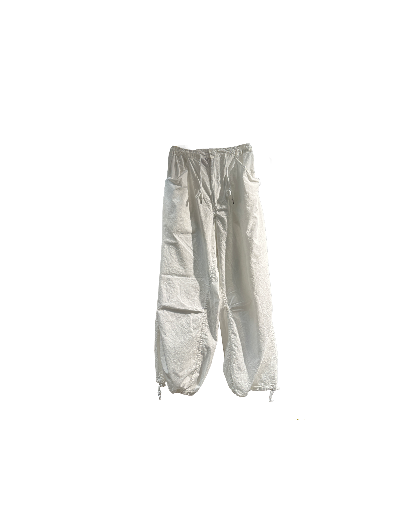 夏天友好薄棉束腳工裝褲