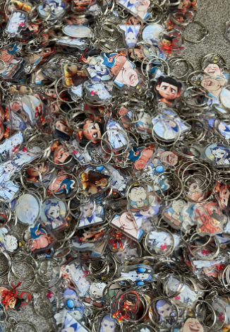 大清货  哪吒亚克力钥匙扣 10个