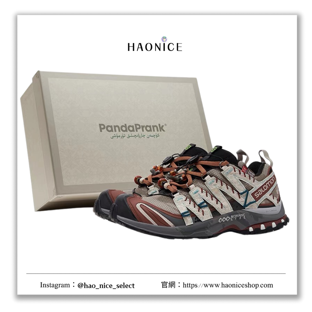 【HAO NICE 】熊貓惡作劇系列 ❗️配合FAKEBUSTERS驗鞋 ❗️SALOMON薩洛蒙 XA Pro 3D 山影漫步系列 大地之跟訂製 戶外功能鞋🔥
