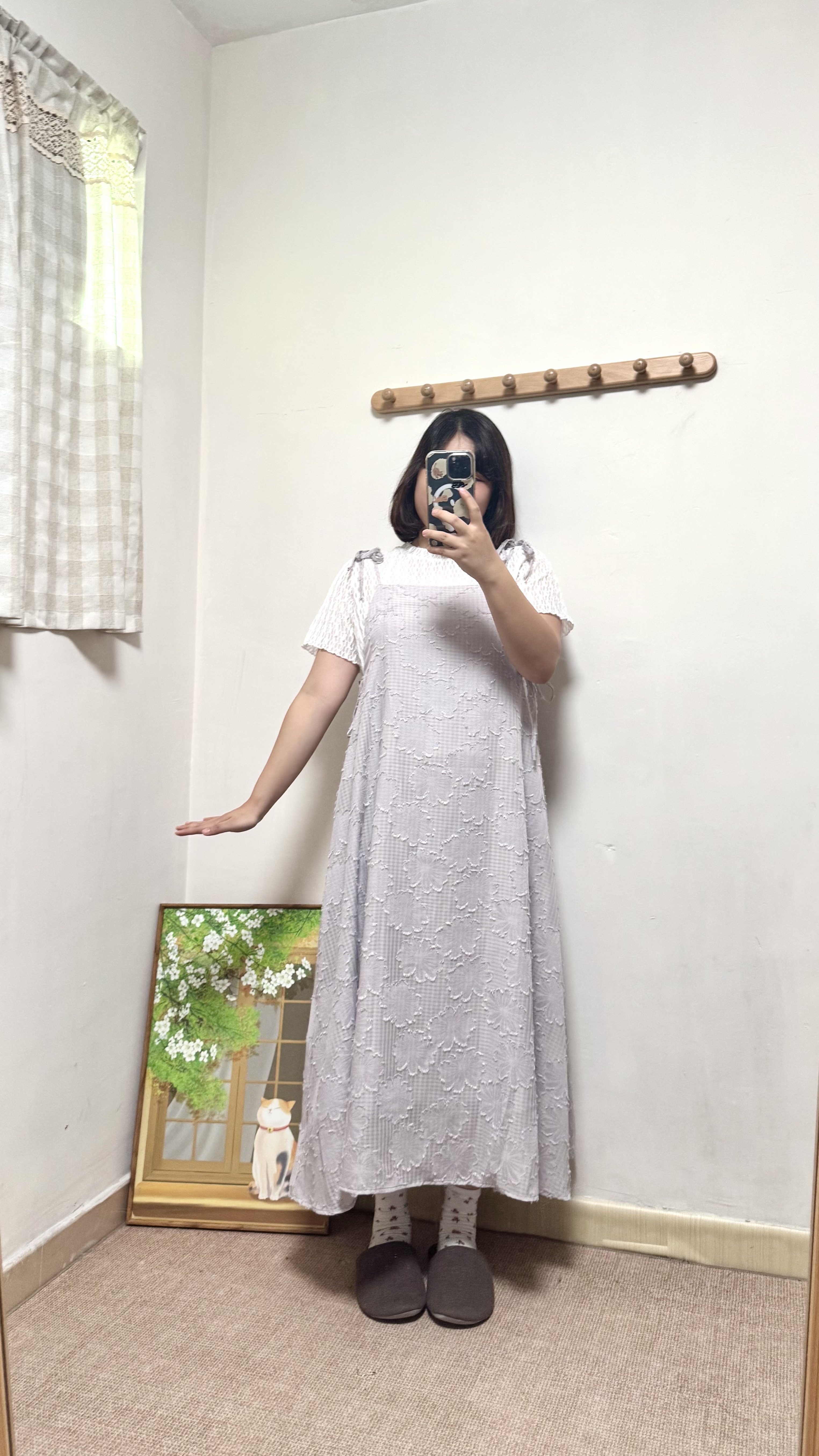 雛菊格紋綁帶Ops