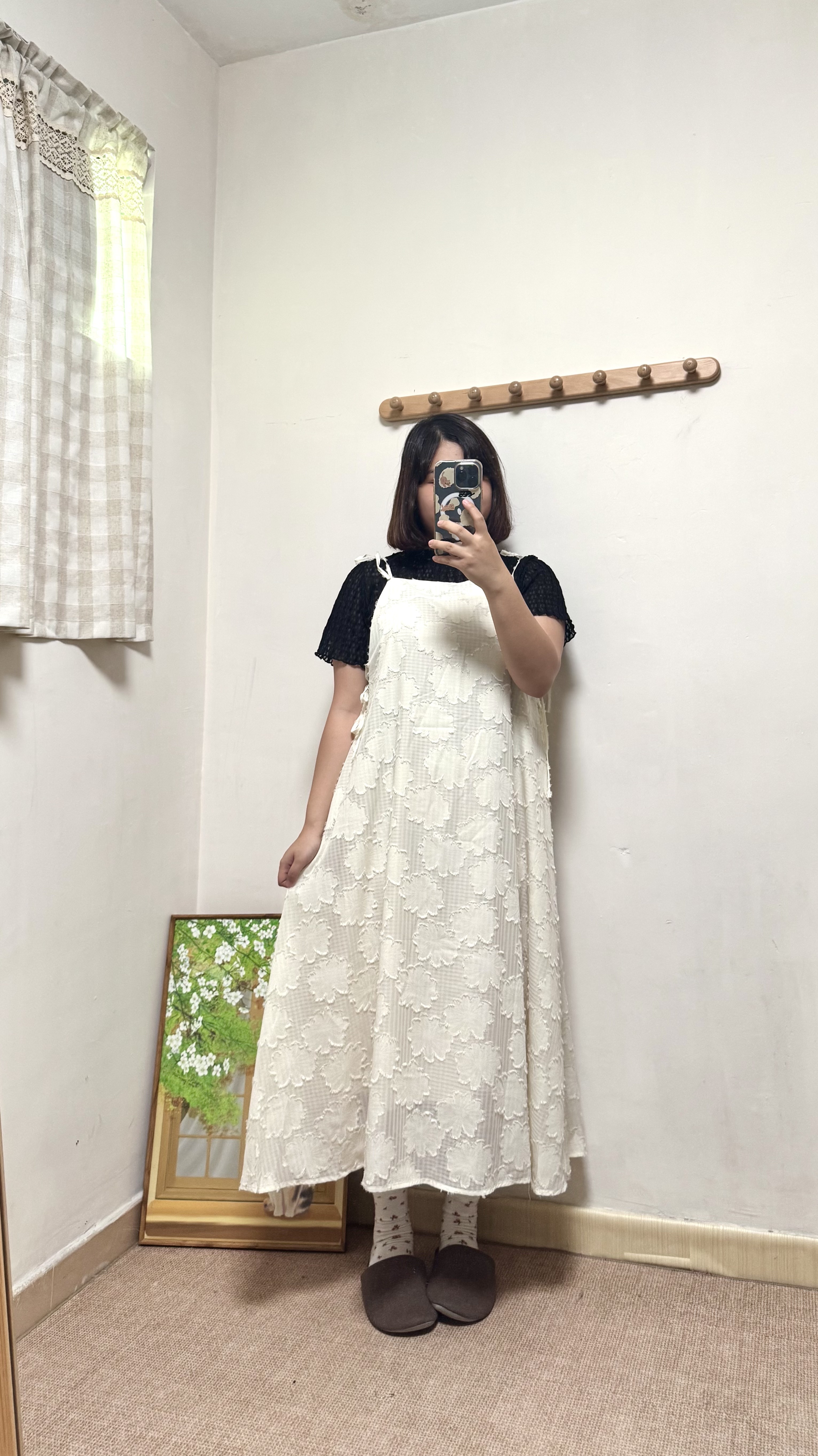 雛菊格紋綁帶Ops