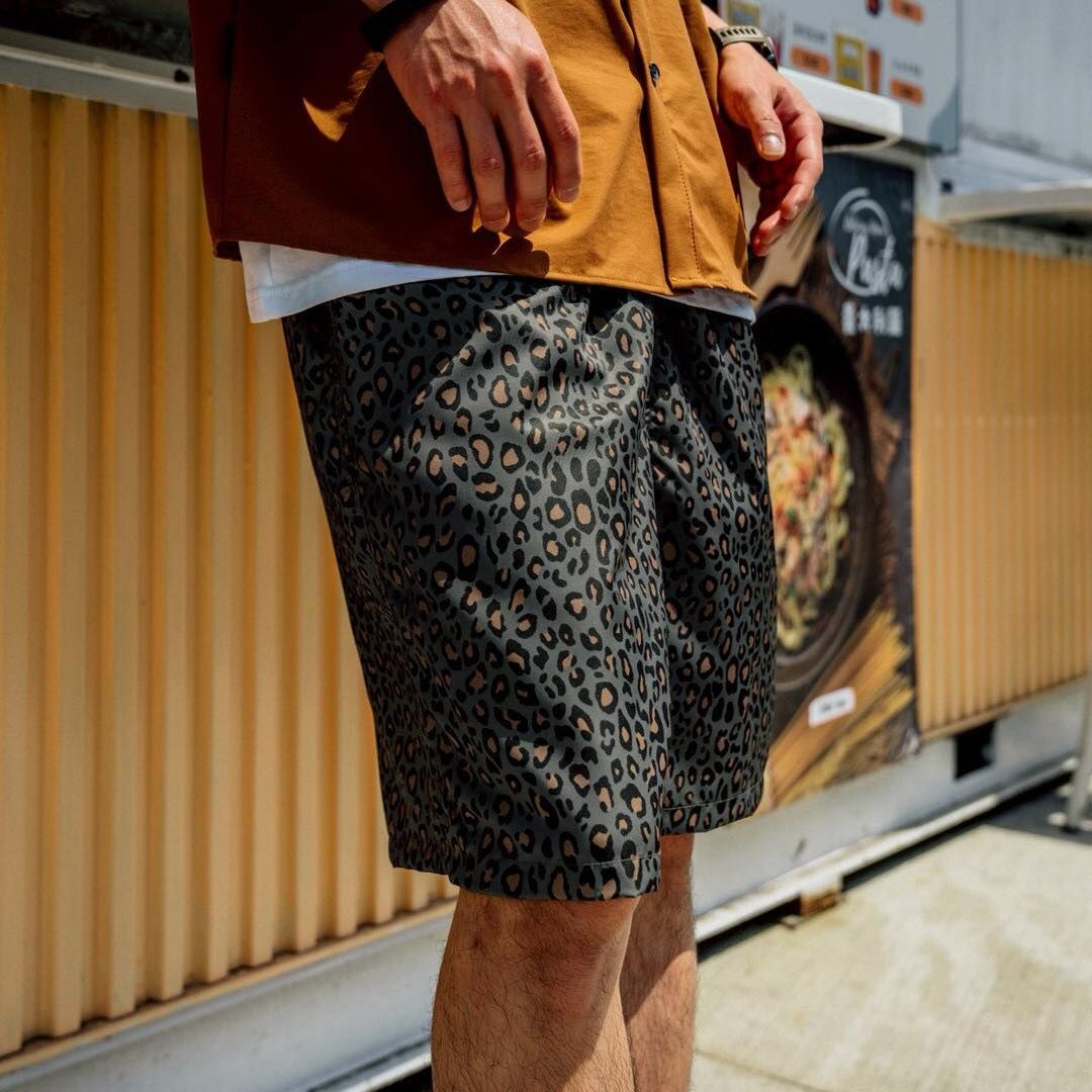 sb378 豹紋寬鬆短褲 SBG
