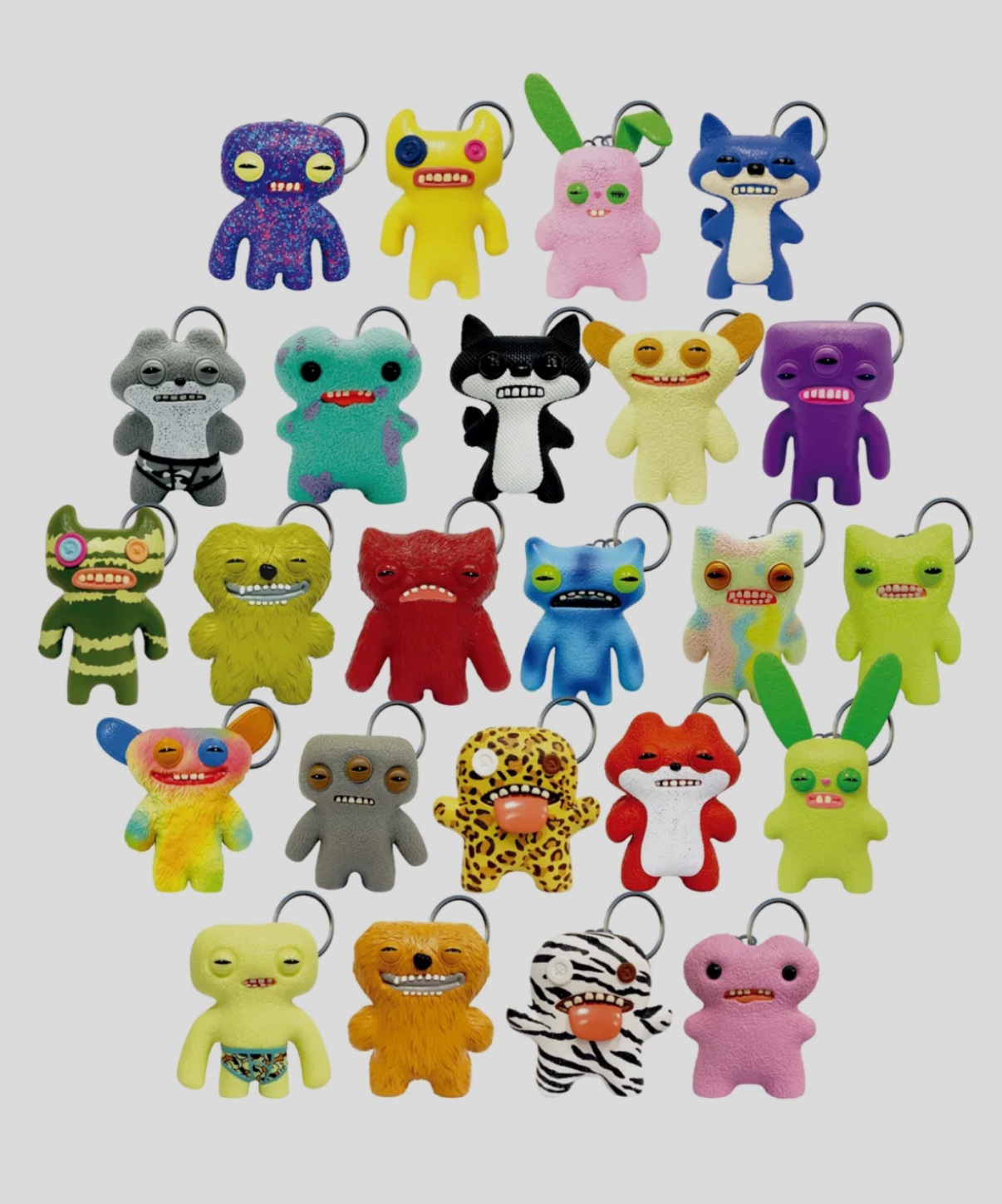 Fuggler 牙齒怪 放克 放克牙寶鑰匙圈系列 牙寶寶 公仔 醜萌 盲袋44款(任買兩件711免運)/現貨