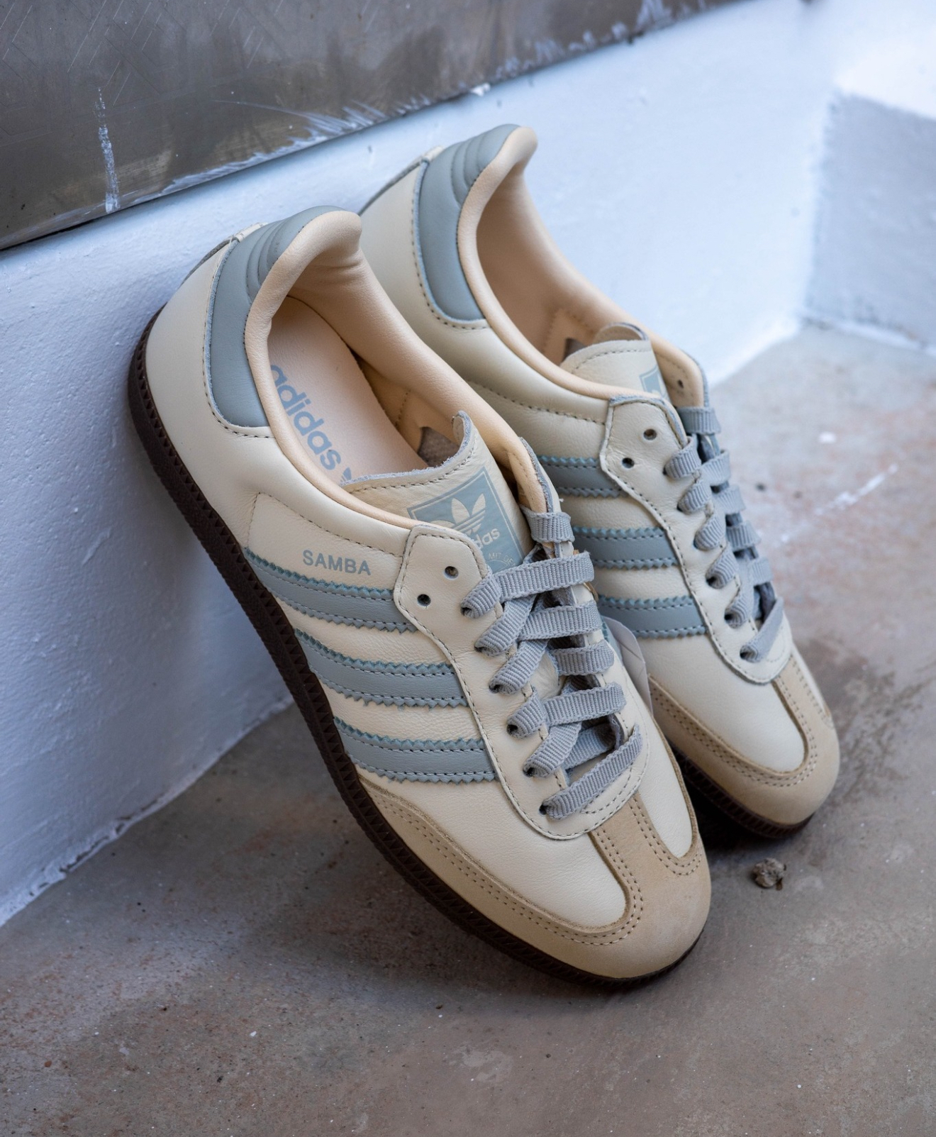 Adidas Samba OG 起司海鹽 灰藍奶油 德訓鞋 JH7299